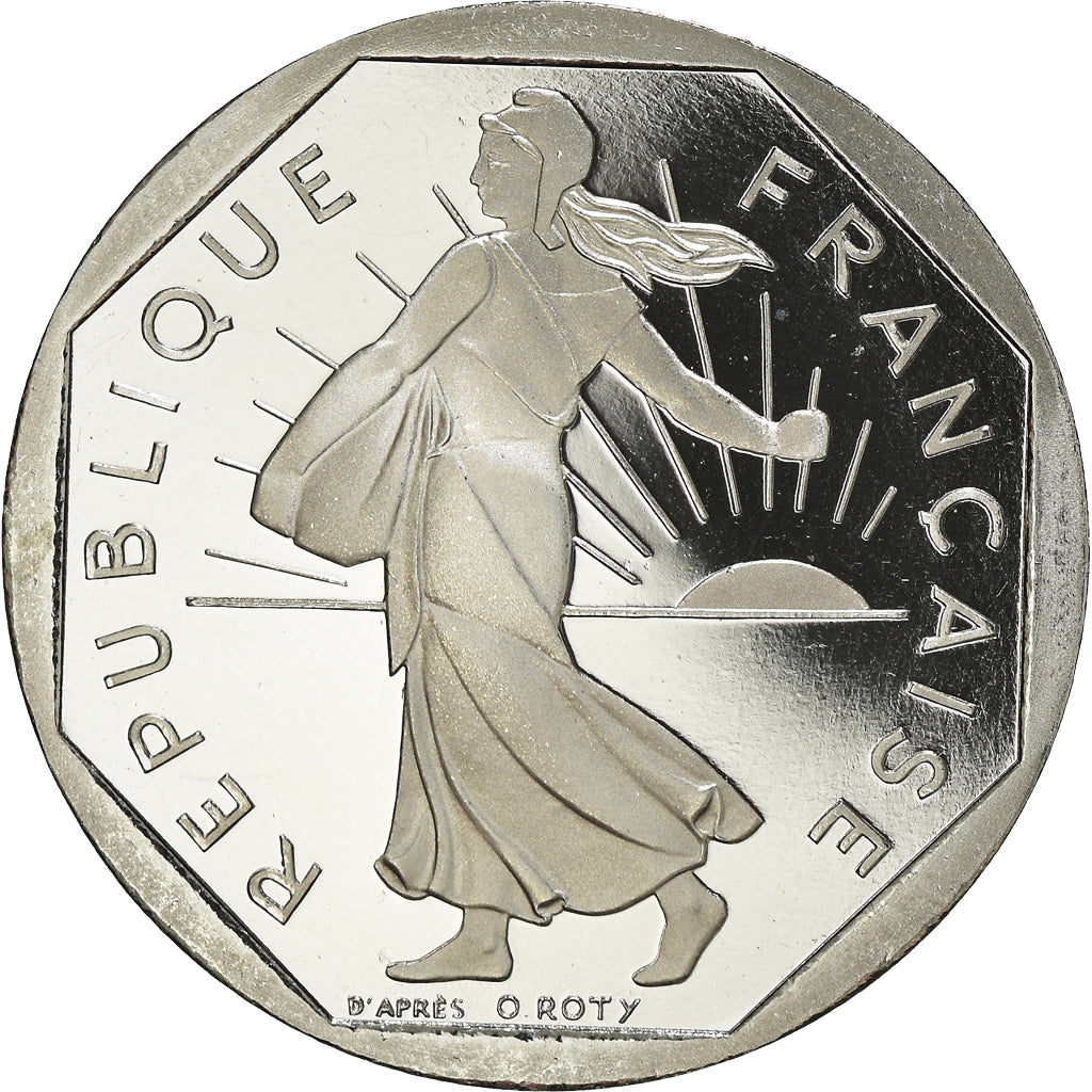 Coin, France, Semeuse, 2 Francs, 1998, Paris, Proof, MS(65-70), Nickel