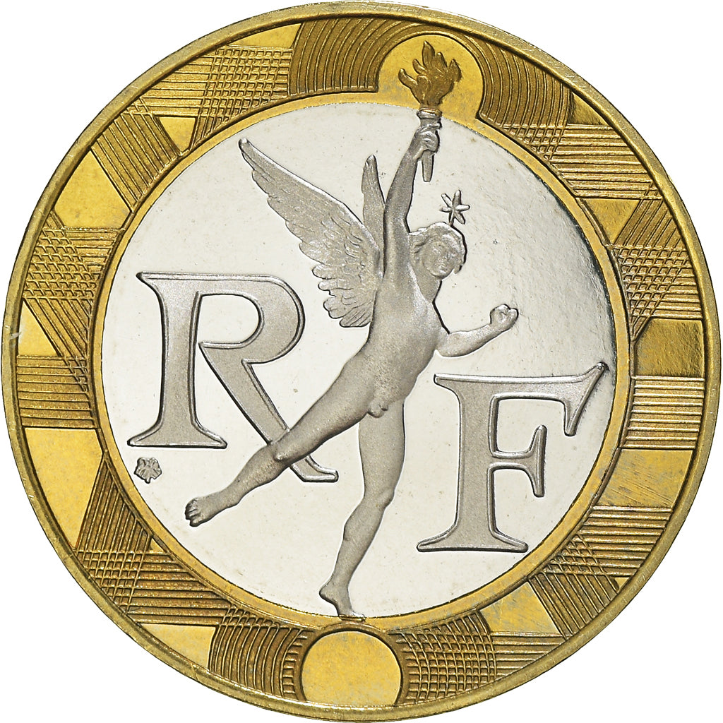 Coin, France, Génie, 10 Francs, 2001, Paris, Proof, MS(65-70), Aluminum-Bronze