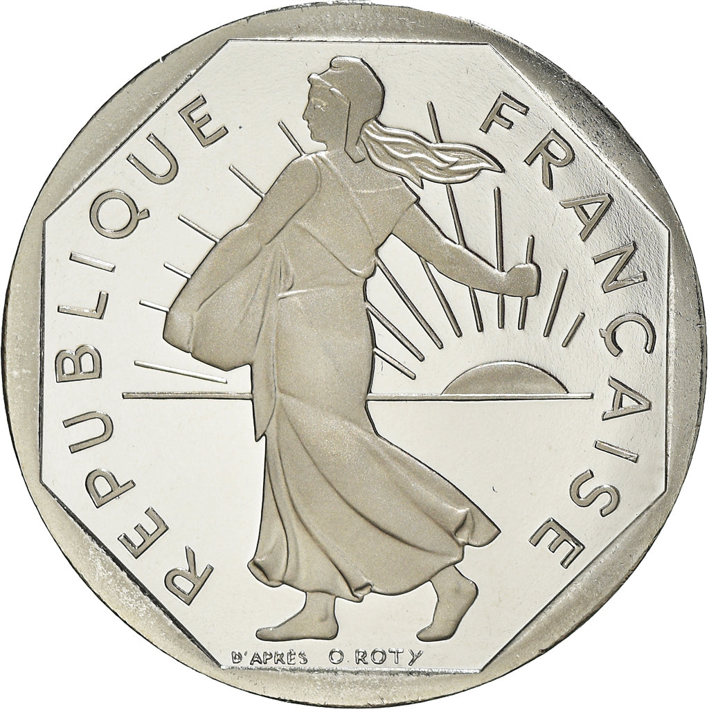 Coin, France, Semeuse, 2 Francs, 2001, Paris, Proof, MS(65-70), Nickel
