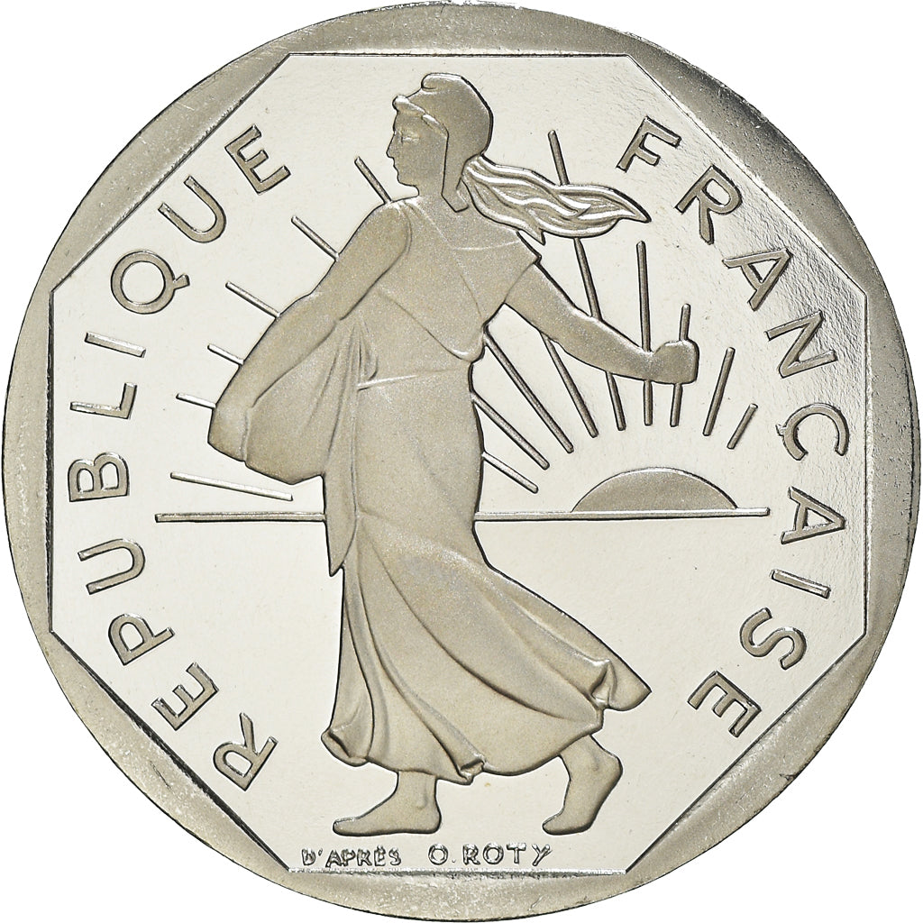 Coin, France, Semeuse, 2 Francs, 2001, Paris, Proof, MS(65-70), Nickel