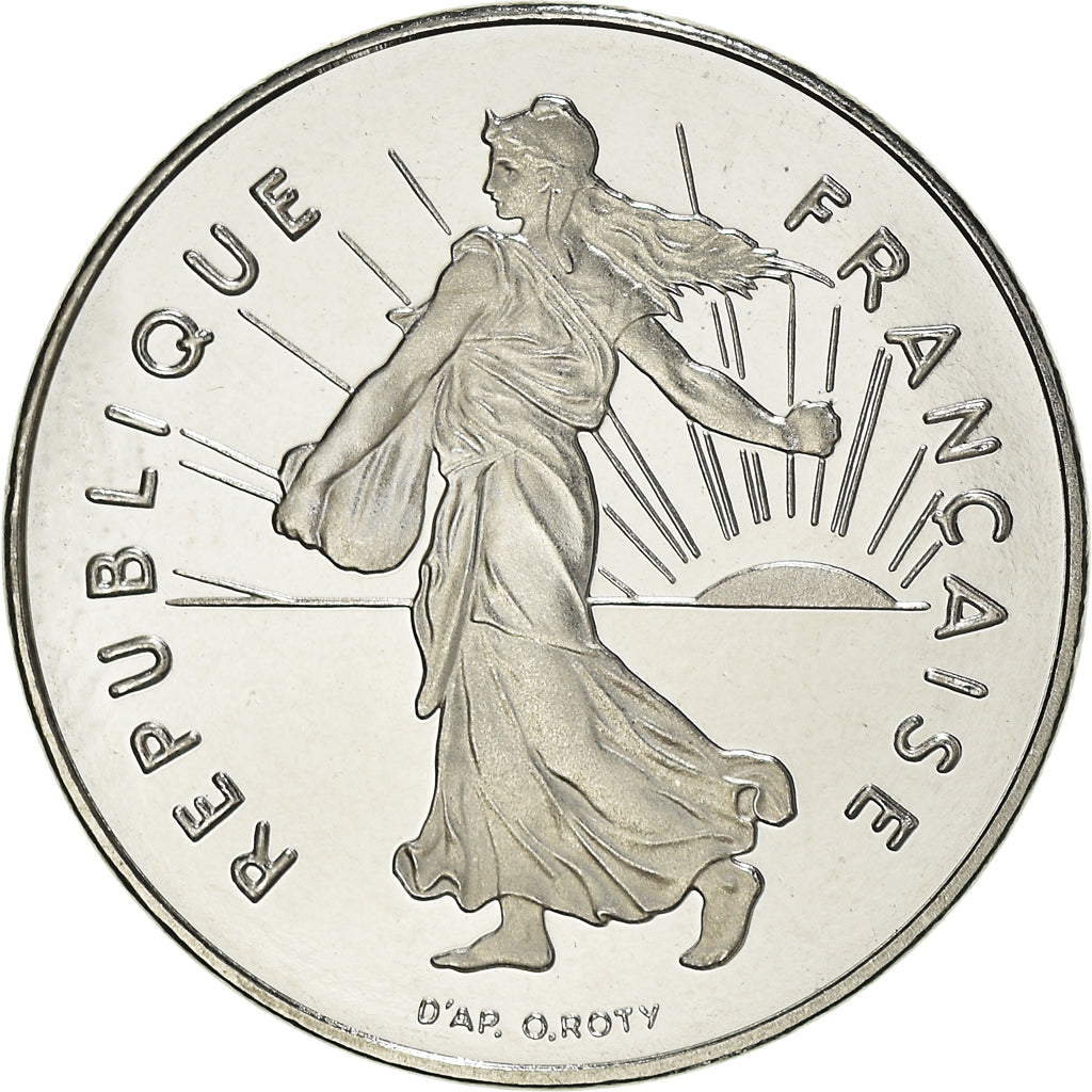 Coin, France, Semeuse, Franc, 2001, Paris, Proof, MS(65-70), Nickel, KM:925.2