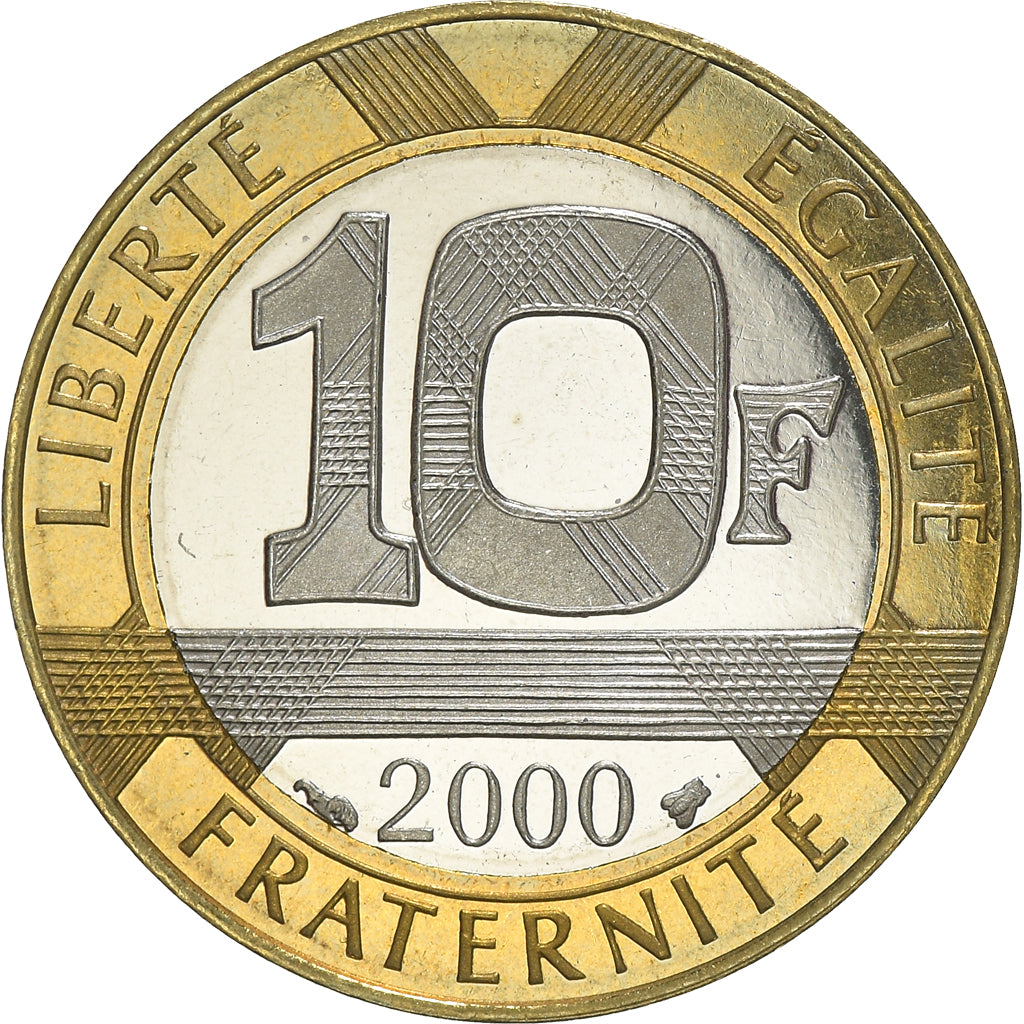 Coin, France, Génie, 10 Francs, 2000, Paris, Proof / BE, MS(65-70)