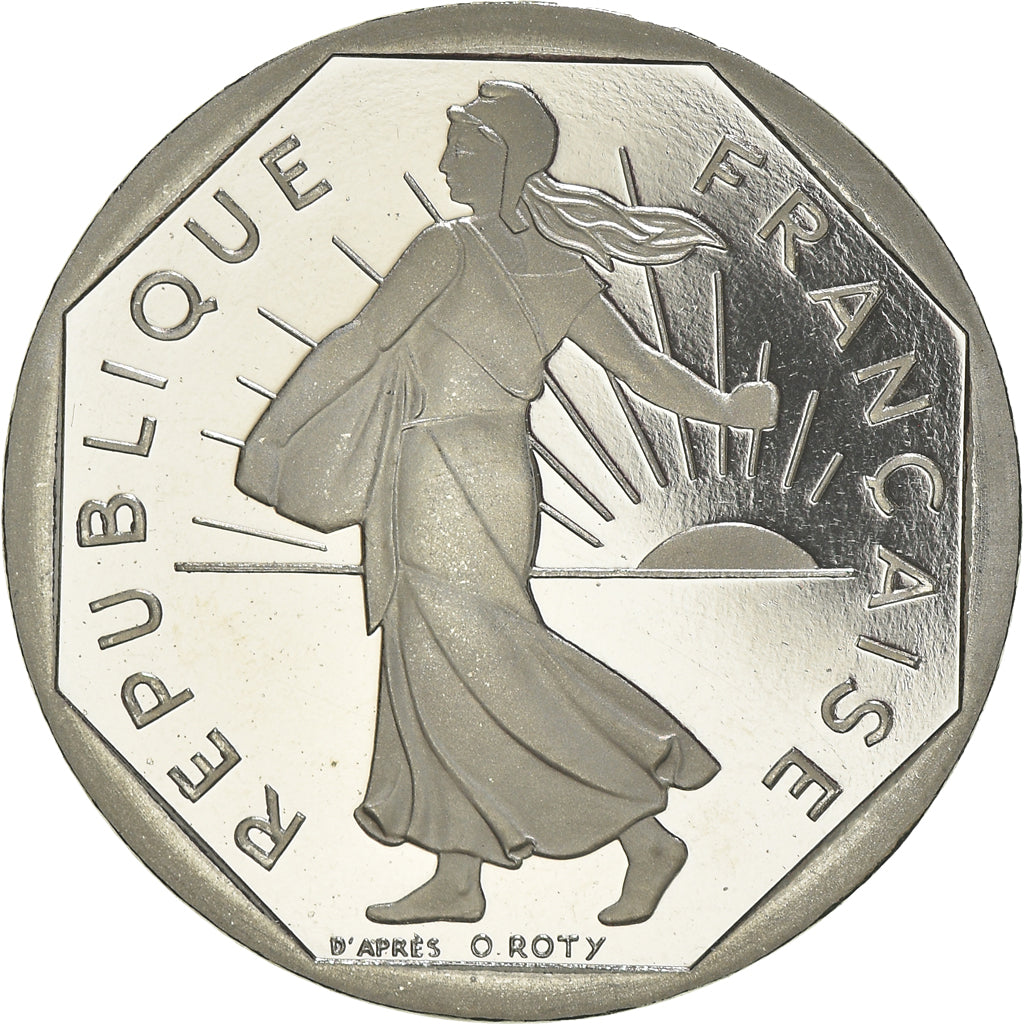 Coin, France, Semeuse, 2 Francs, 2000, Paris, Proof, MS(65-70), Nickel