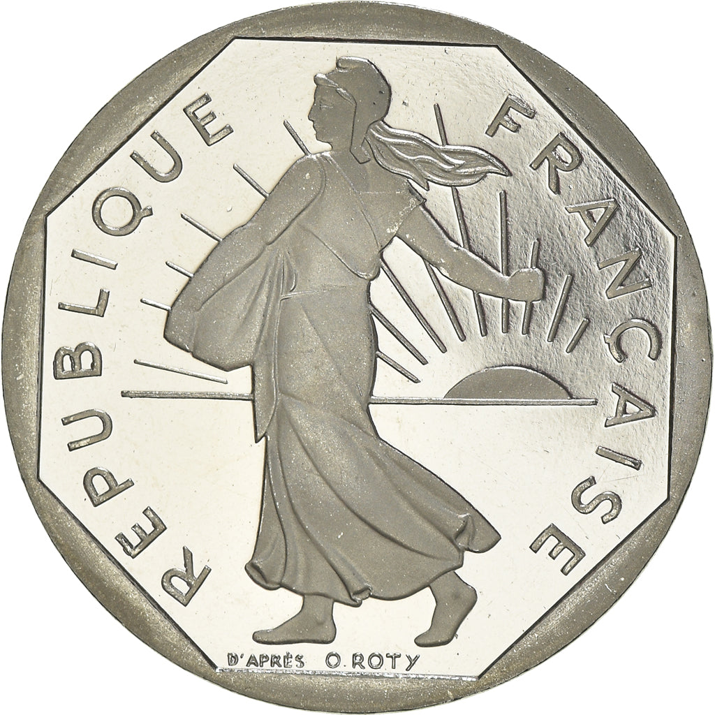 Münze, Frankreich, Semeuse, 2 Francs, 2000, Paris, Proof, STGL, Nickel