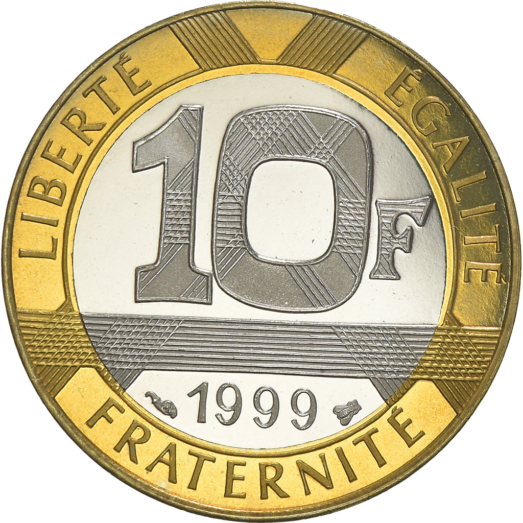 Coin, France, Génie, 10 Francs, 1999, Paris, Proof, MS(65-70), Bi-Metallic