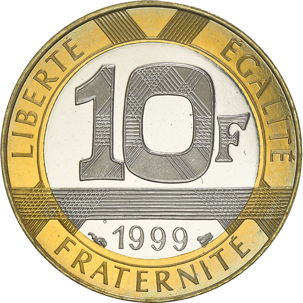Coin, France, Génie, 10 Francs, 1999, Paris, Proof, MS(65-70), Bi-Metallic