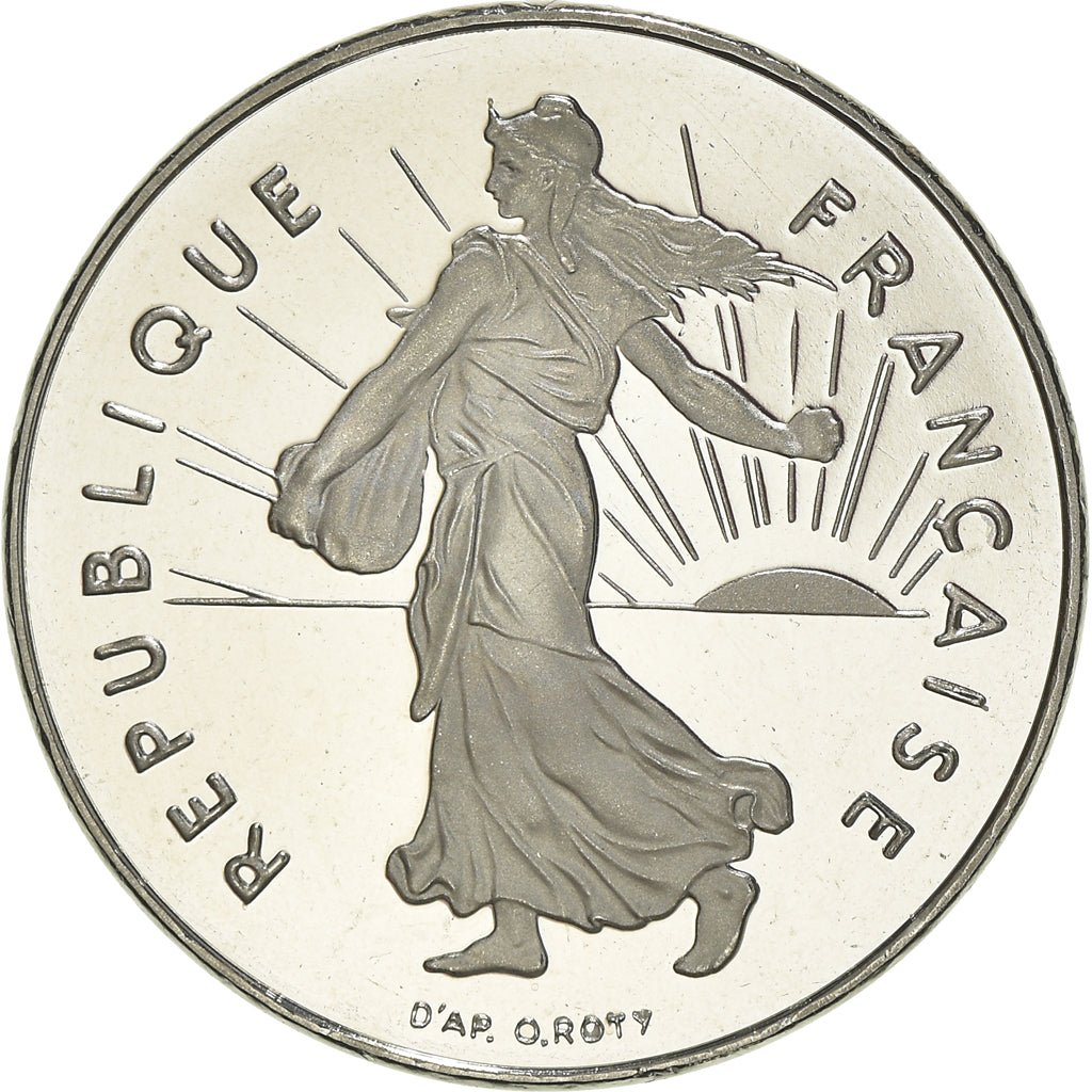 Coin, France, Semeuse, Franc, 1999, Proof, MS(65-70), Nickel, KM:925.2