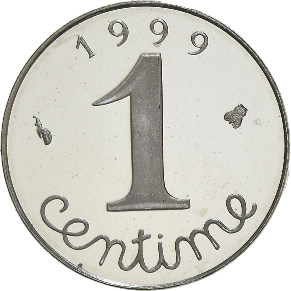 Moneta, Francia, Épi, Centime, 1999, Paris, Proof / BE, FDC, Acciaio