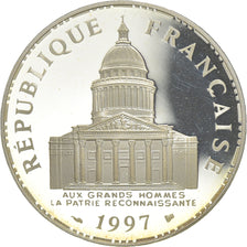 Moneta, Francia, Panthéon, 100 Francs, 1997, Paris, Proof / BE, FDC, Argento