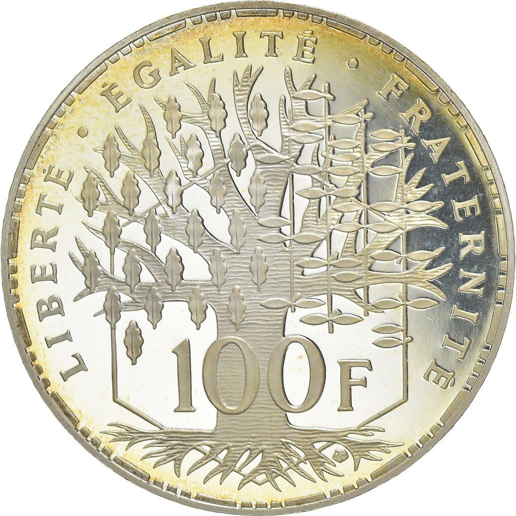 Moneta, Francia, Panthéon, 100 Francs, 1997, Paris, Proof / BE, FDC, Argento