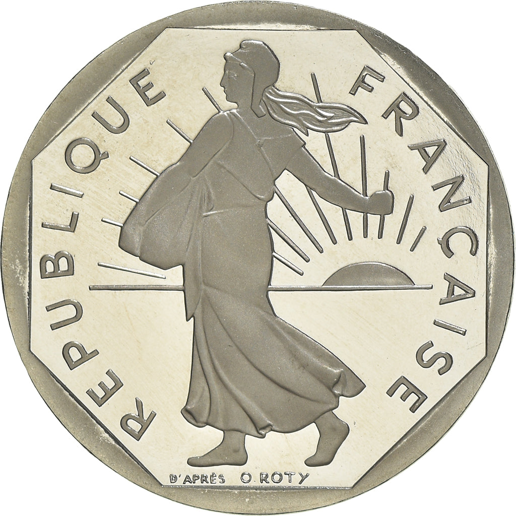 Coin, France, Semeuse, 2 Francs, 1997, Paris, Proof, MS(65-70), Nickel