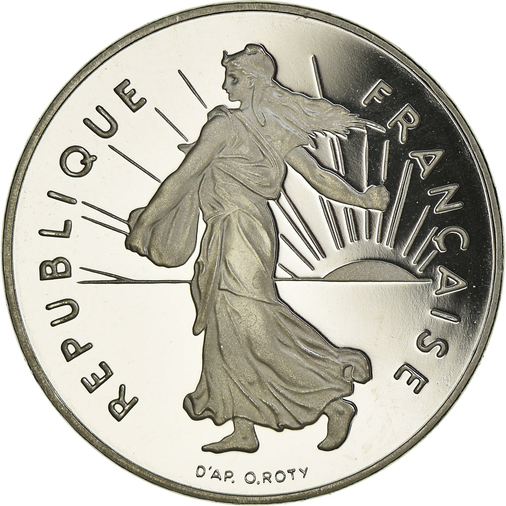 Coin, France, Semeuse, Franc, 1997, Paris, Proof, MS(65-70), Nickel, KM:925.2