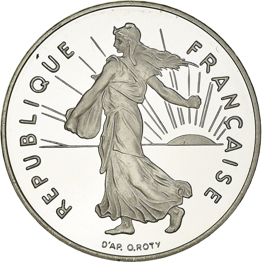 Coin, France, Semeuse, Franc, 1997, Paris, Proof, MS(65-70), Nickel, KM:925.2