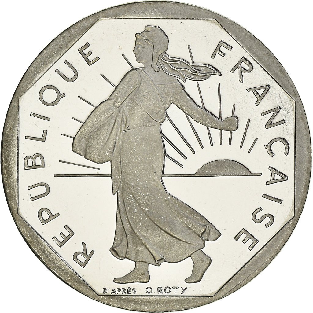 Coin, France, Semeuse, 2 Francs, 1996, Paris, Proof / BE, MS(65-70), Nickel