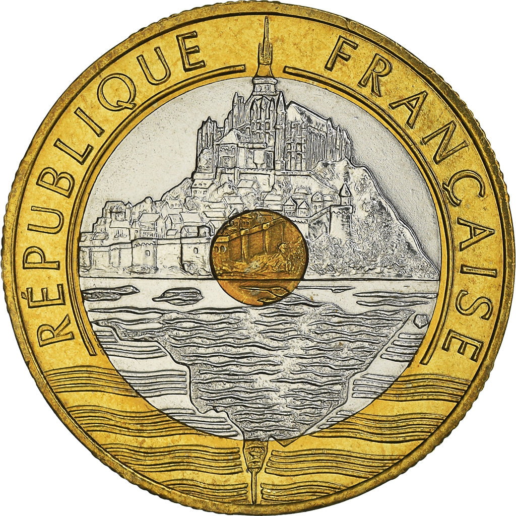 Monnaie, France, Mont Saint Michel, 20 Francs, 1999, Pessac, FDC, FDC