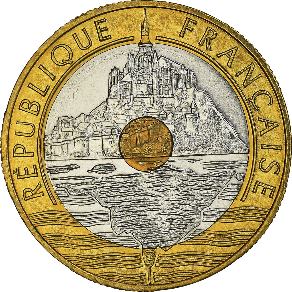 Monnaie, France, Mont Saint Michel, 20 Francs, 1999, Pessac, FDC, FDC