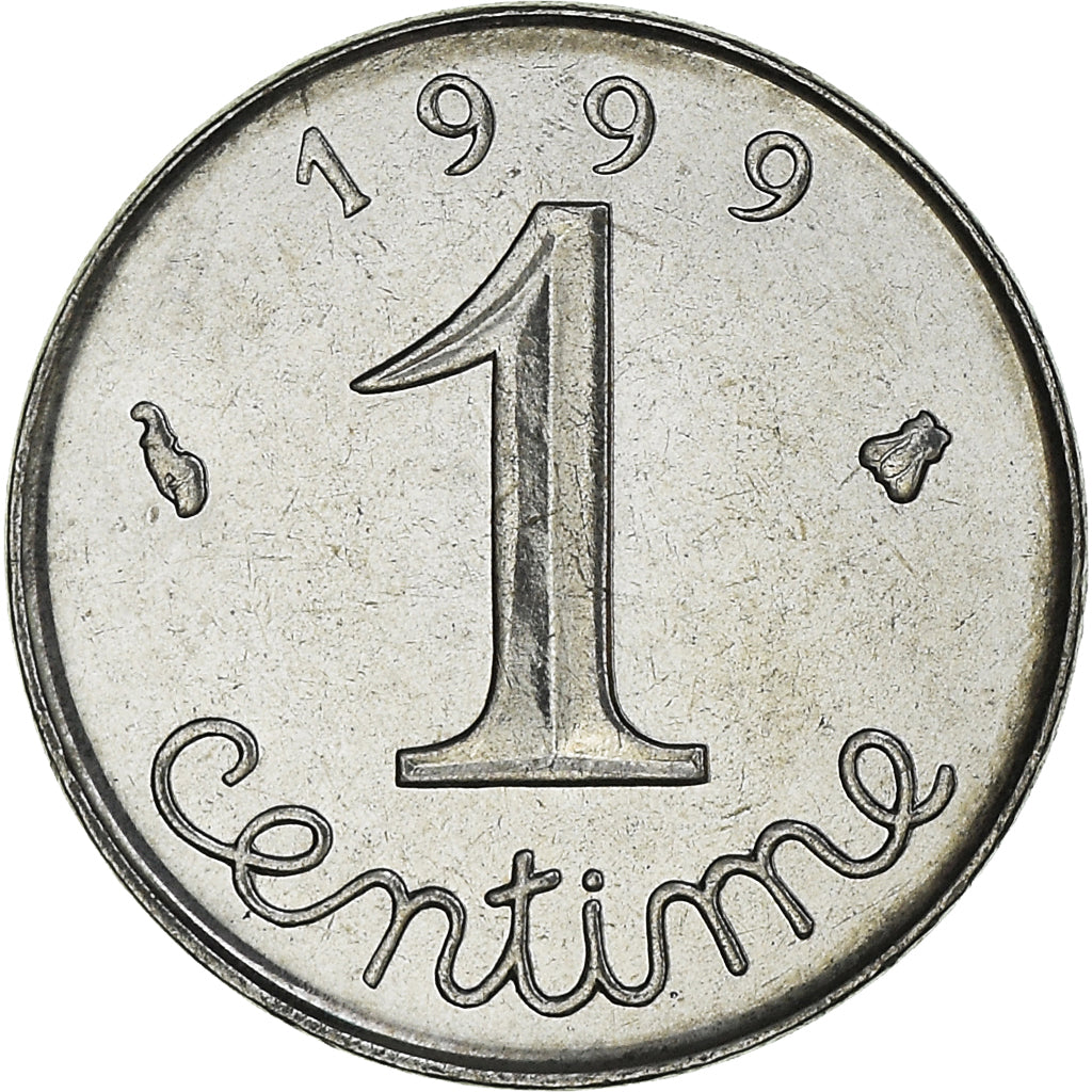 Monnaie, France, Épi, Centime, 1999, Paris, BU, FDC, Acier inoxydable