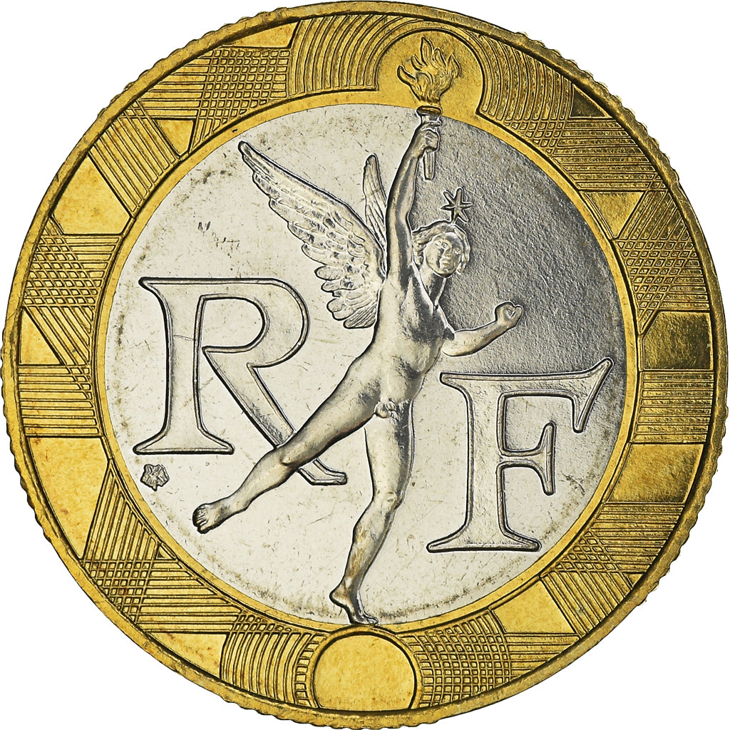 Munten, Frankrijk, Génie, 10 Francs, 1999, Paris, FDC, FDC, Aluminum-Bronze