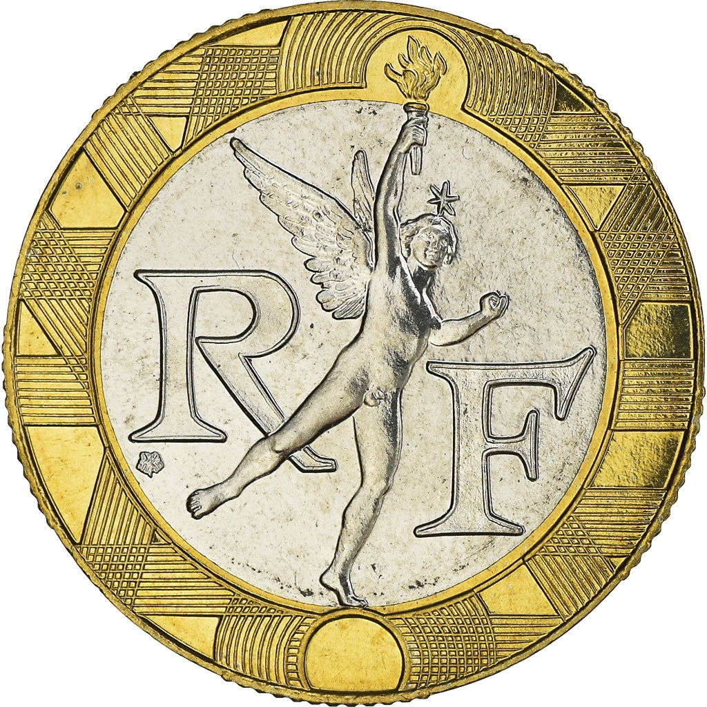 Coin, France, Génie, 10 Francs, 1999, Paris, BU, MS(65-70), Aluminum-Bronze