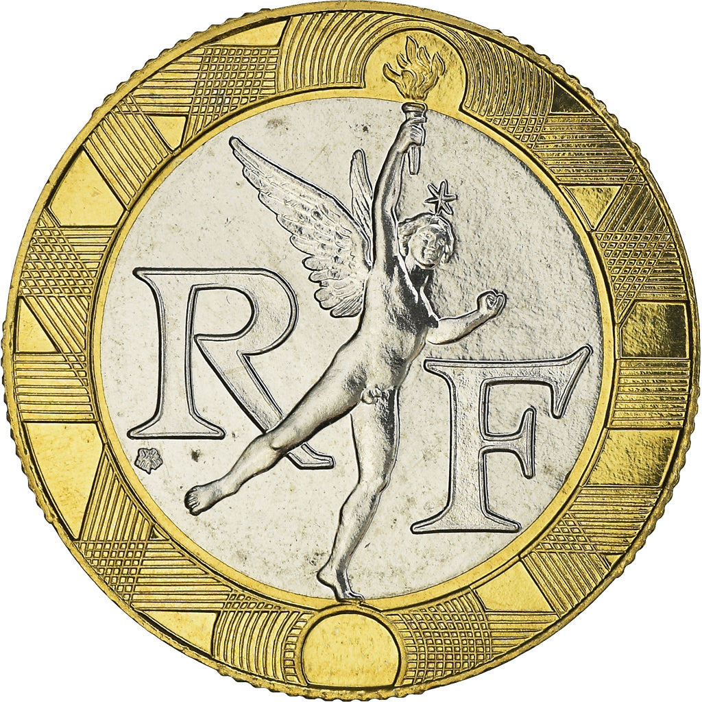 Monnaie, France, Génie, 10 Francs, 1999, Paris, BU, FDC, Bronze-Aluminium