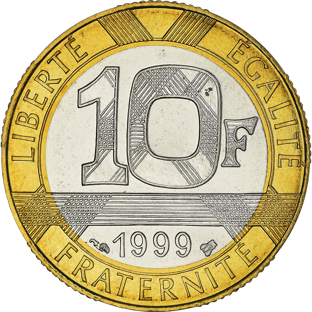 Münze, Frankreich, Génie, 10 Francs, 1999, Paris, BU, STGL, Aluminum-Bronze