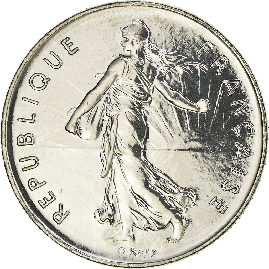 Moneta, Francia, Semeuse, 5 Francs, 1999, Paris, FDC, FDC, Nichel placcato
