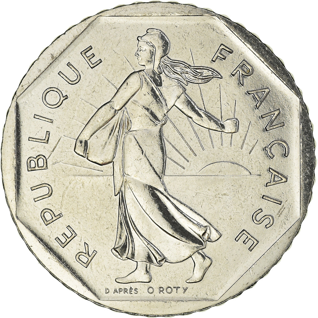 Coin, France, Semeuse, 2 Francs, 1999, Paris, FDC, MS(65-70), Nickel, KM:942.1