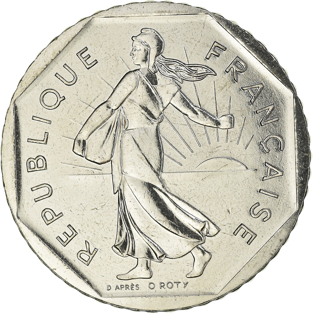 Coin, France, Semeuse, 2 Francs, 1999, Paris, FDC, MS(65-70), Nickel, KM:942.1