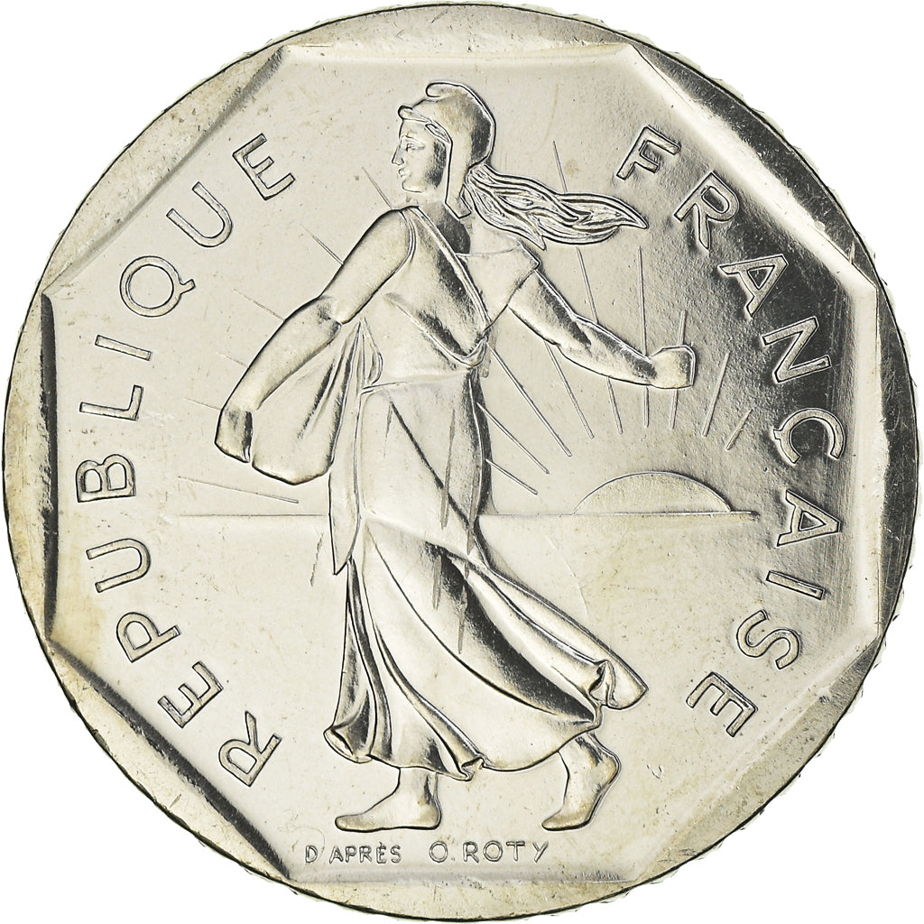 Coin, France, Semeuse, 2 Francs, 1999, Paris, FDC, MS(65-70), Nickel, KM:942.1