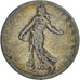 Moeda, França, Semeuse, 2 Francs, 1905, Paris, VF(20-25), Prata, KM:845.1