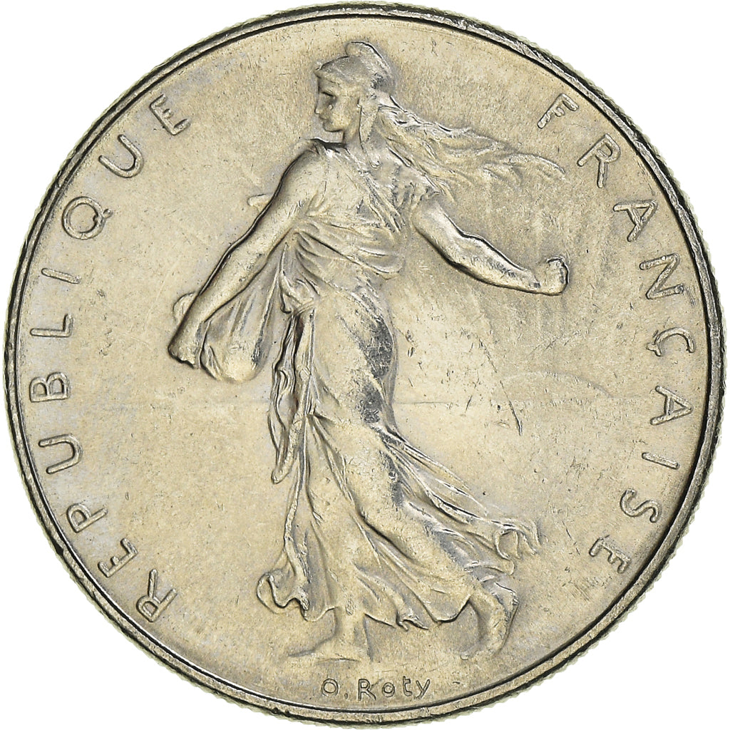 Moneda, Francia, Semeuse, Franc, 1999, Paris, O.Roty, EBC, Níquel, KM:925.1, Le
