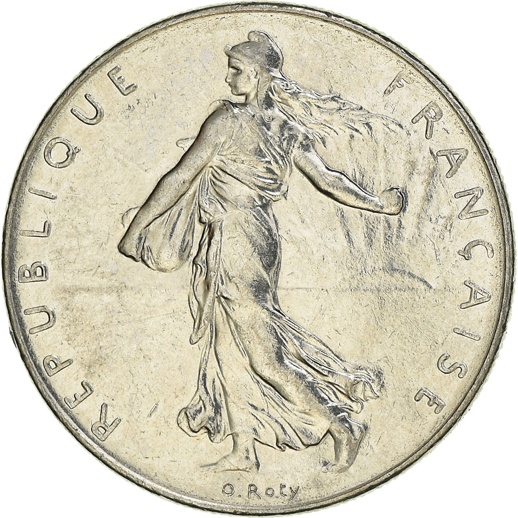 Moneta, Francja, Semeuse, Franc, 1999, Paris, O.Roty, AU(50-53), Nikiel
