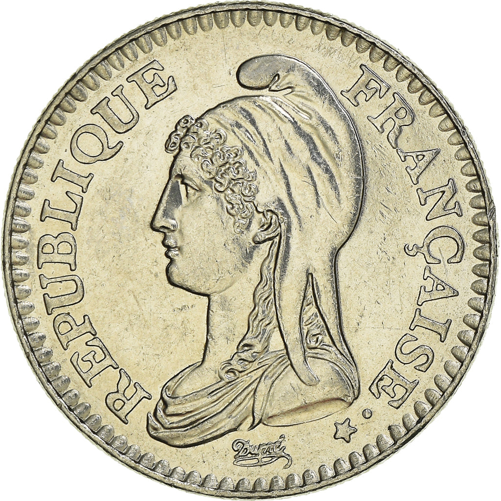 Moneta, Francja, République, Franc, 1992, Paris, AU(55-58), Nikiel, KM:1004.1