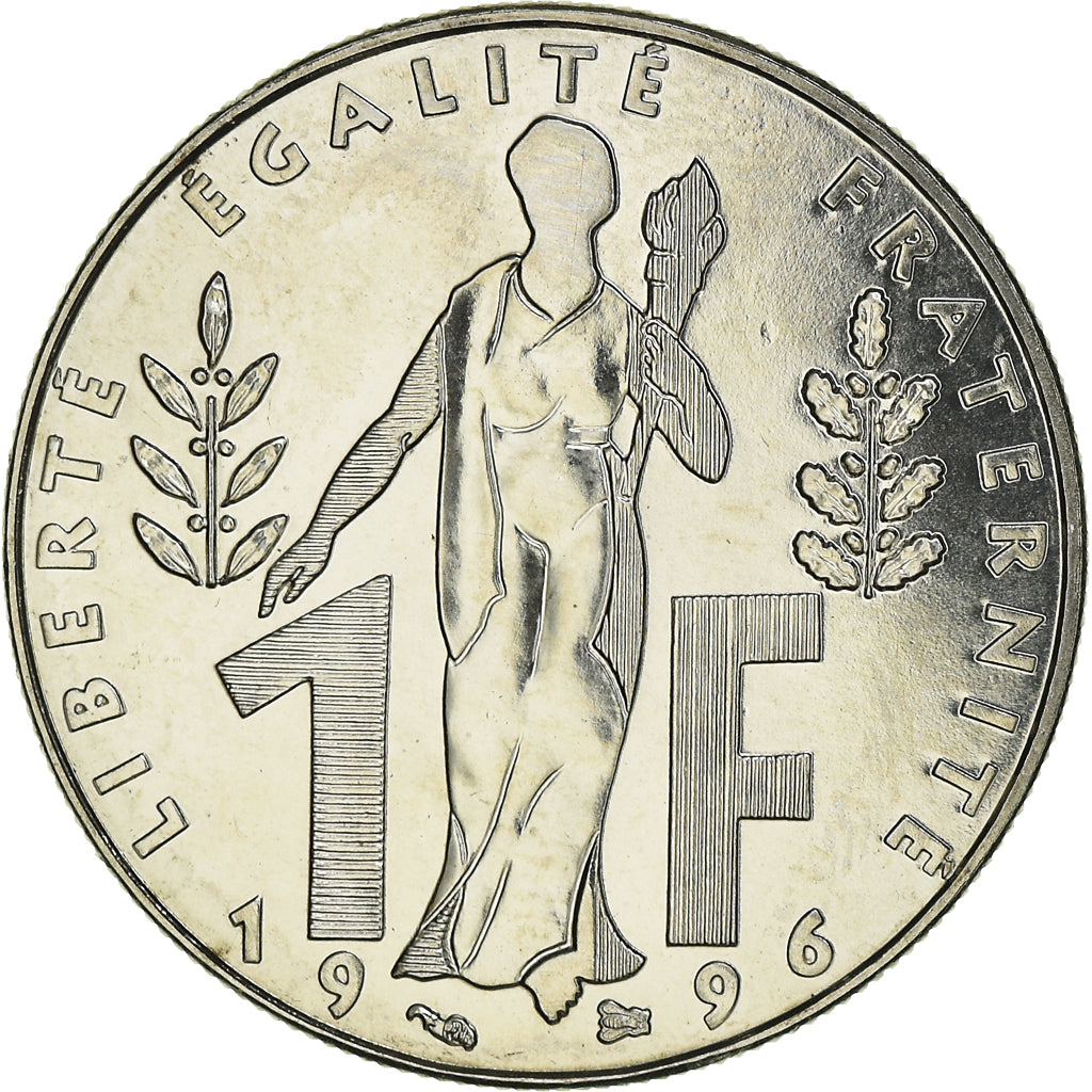 Monnaie, France, Jacques Rueff, Franc, 1996, Paris, SPL+, Nickel, Gadoury:481