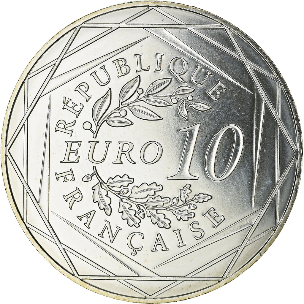 Frankreich, Monnaie de Paris, 10 Euro, UEFA Euro 2016, 2016, Paris, Football