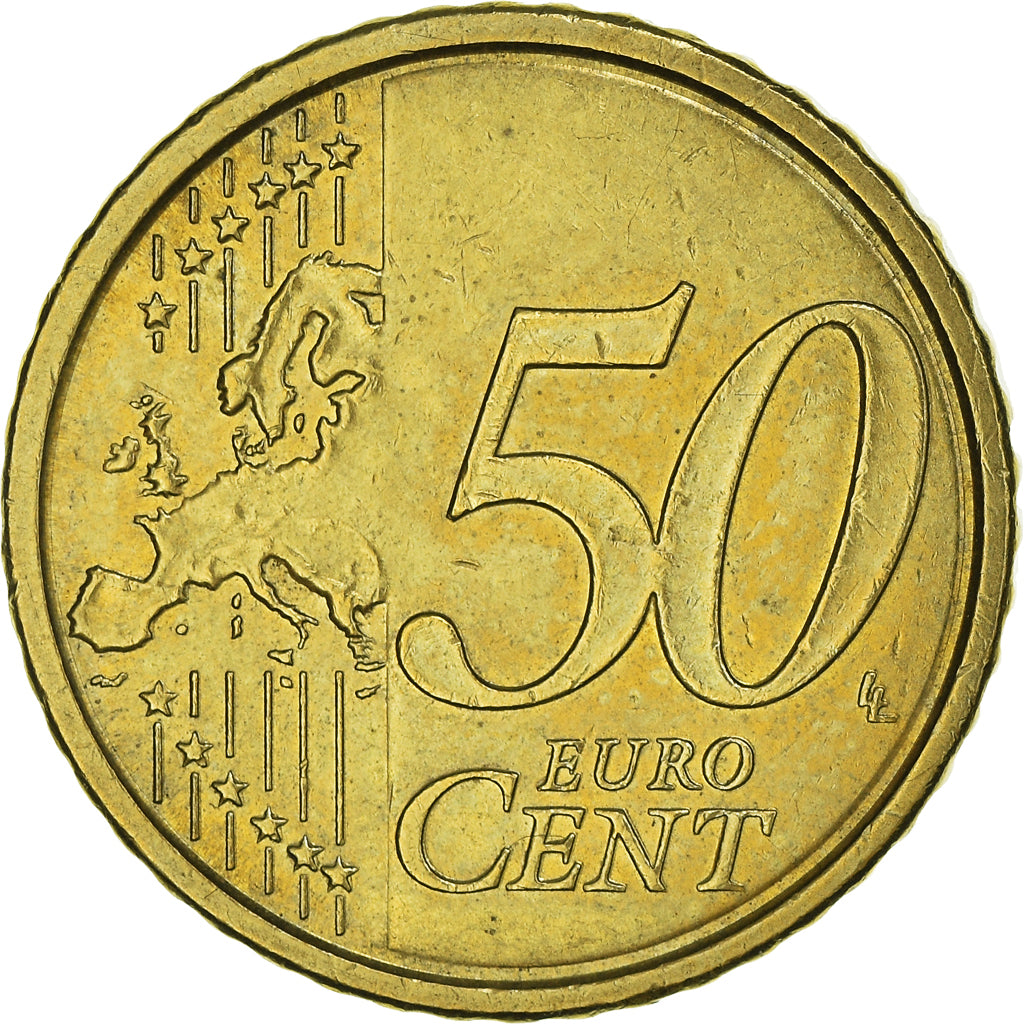 VATICAN CITY, 50 Euro Cent, 2011, MS(63), Brass, KM:387