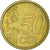 VATICAN CITY, 50 Euro Cent, 2011, MS(63), Brass, KM:387