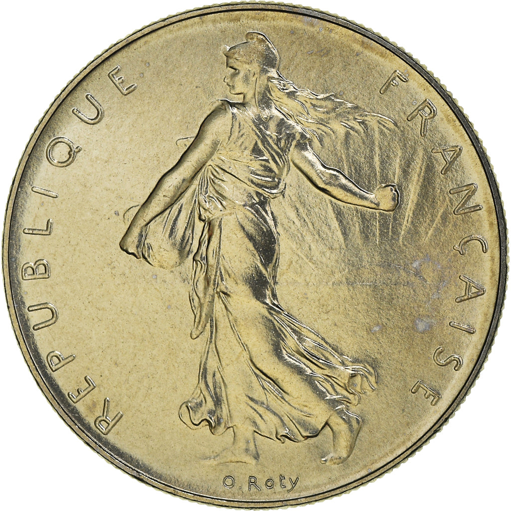 Coin, France, Semeuse, Franc, 1973, Paris, MS(65-70), Nickel, KM:925.1