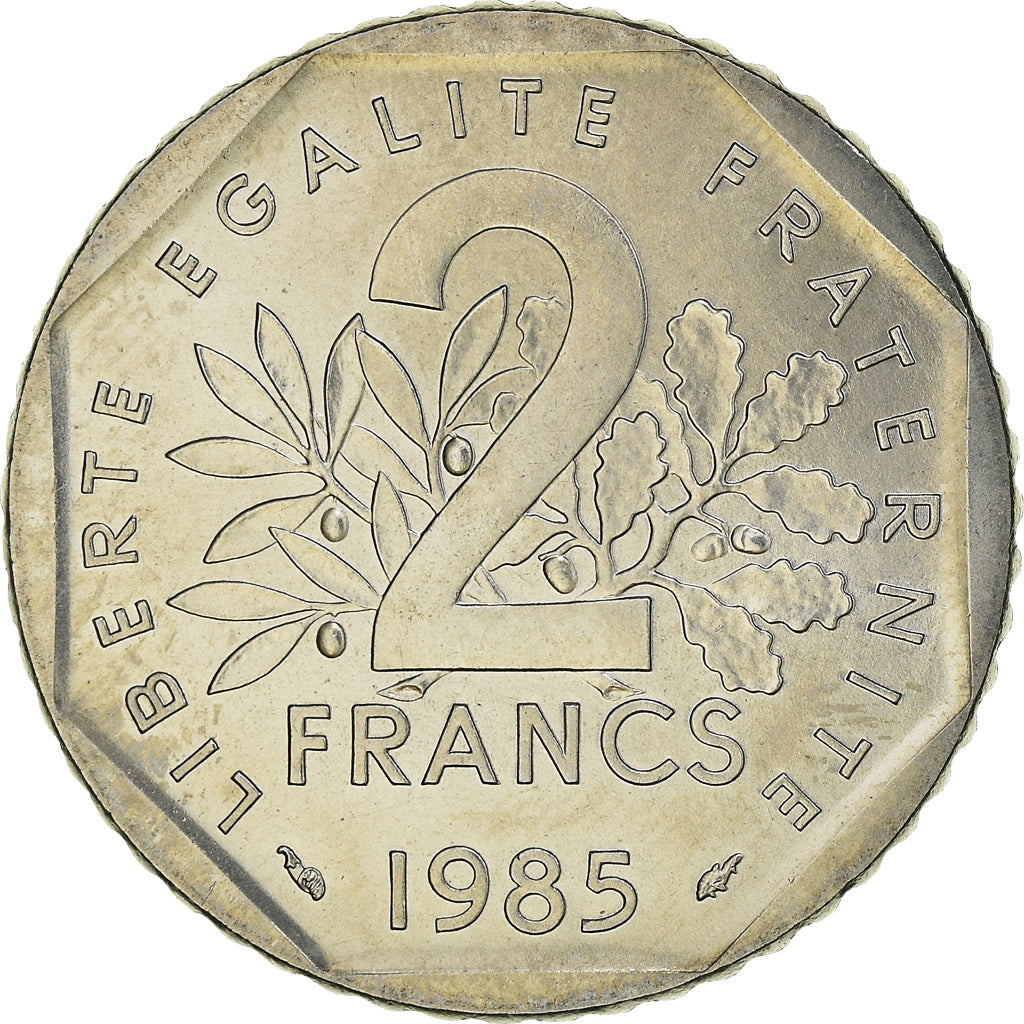Coin, France, Semeuse, 2 Francs, 1985, Paris, FDC, MS(65-70), Nickel, KM:942.1
