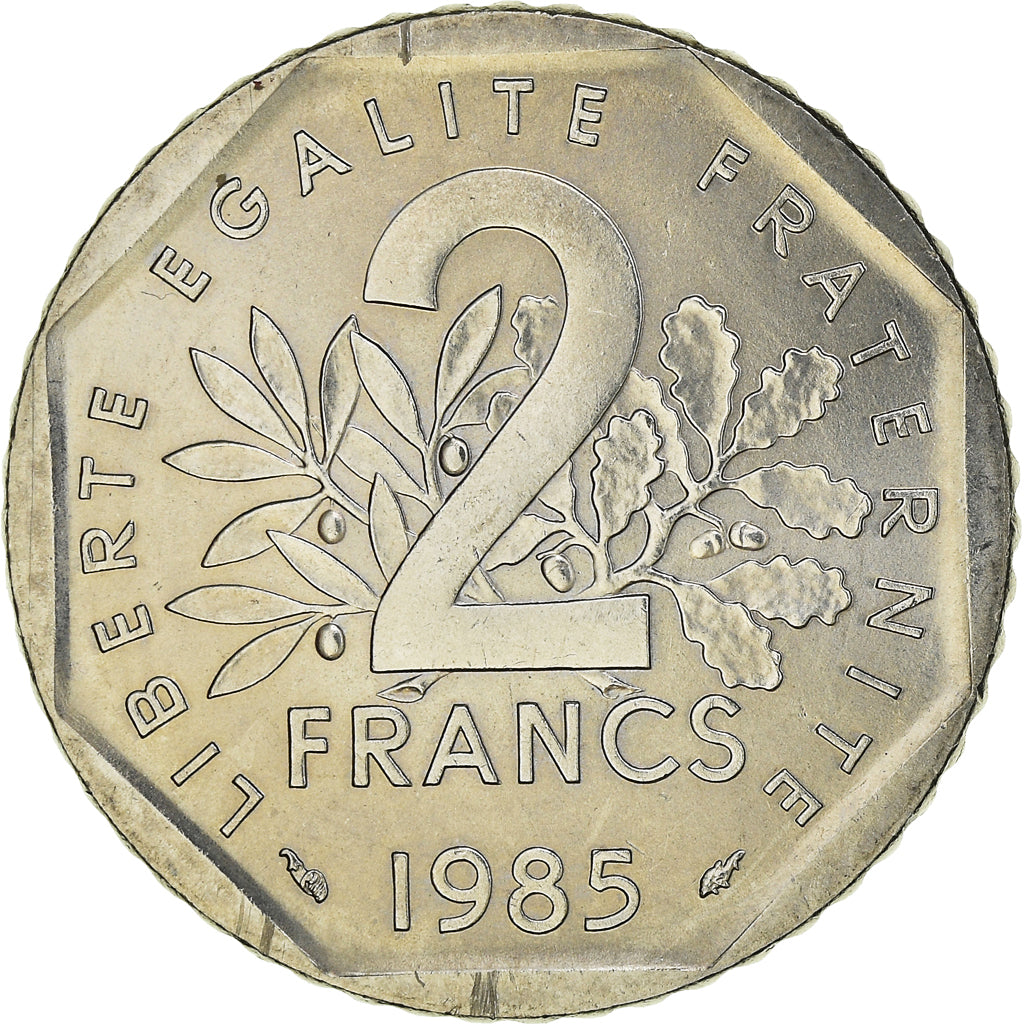Coin, France, Semeuse, 2 Francs, 1985, Paris, FDC, MS(65-70), Nickel, KM:942.1