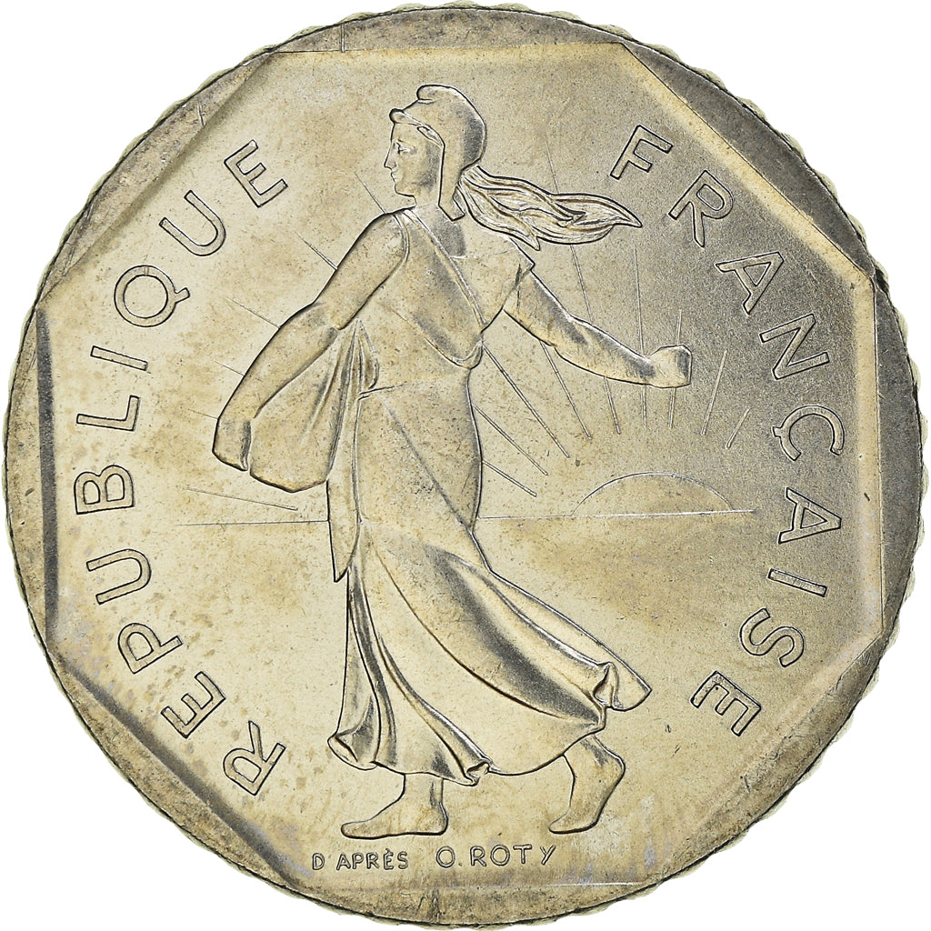 Munten, Frankrijk, Semeuse, 2 Francs, 1985, Paris, FDC, FDC, Nickel, KM:942.1
