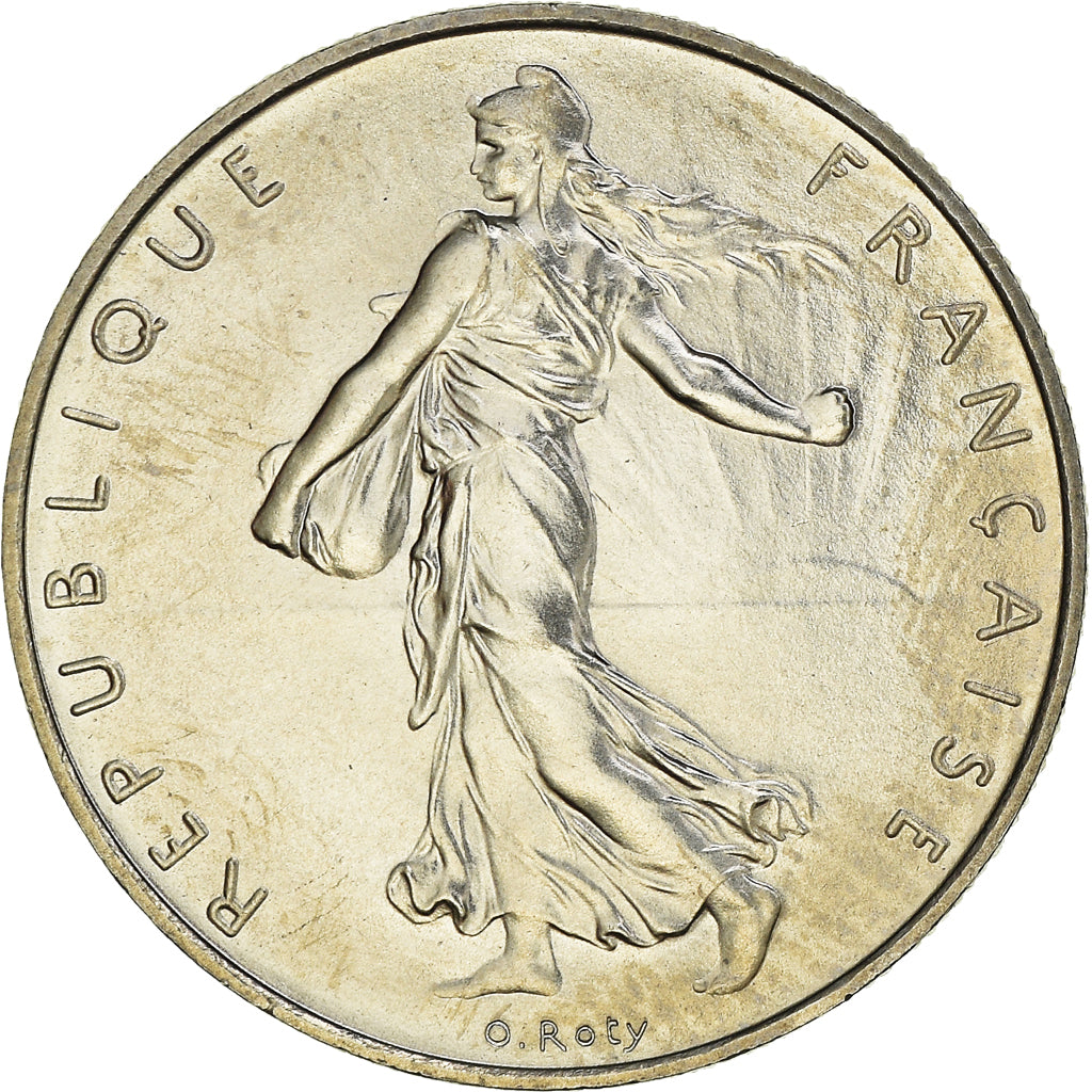 Coin, France, Semeuse, Franc, 1986, Paris, FDC, MS(65-70), Nickel, KM:925.1