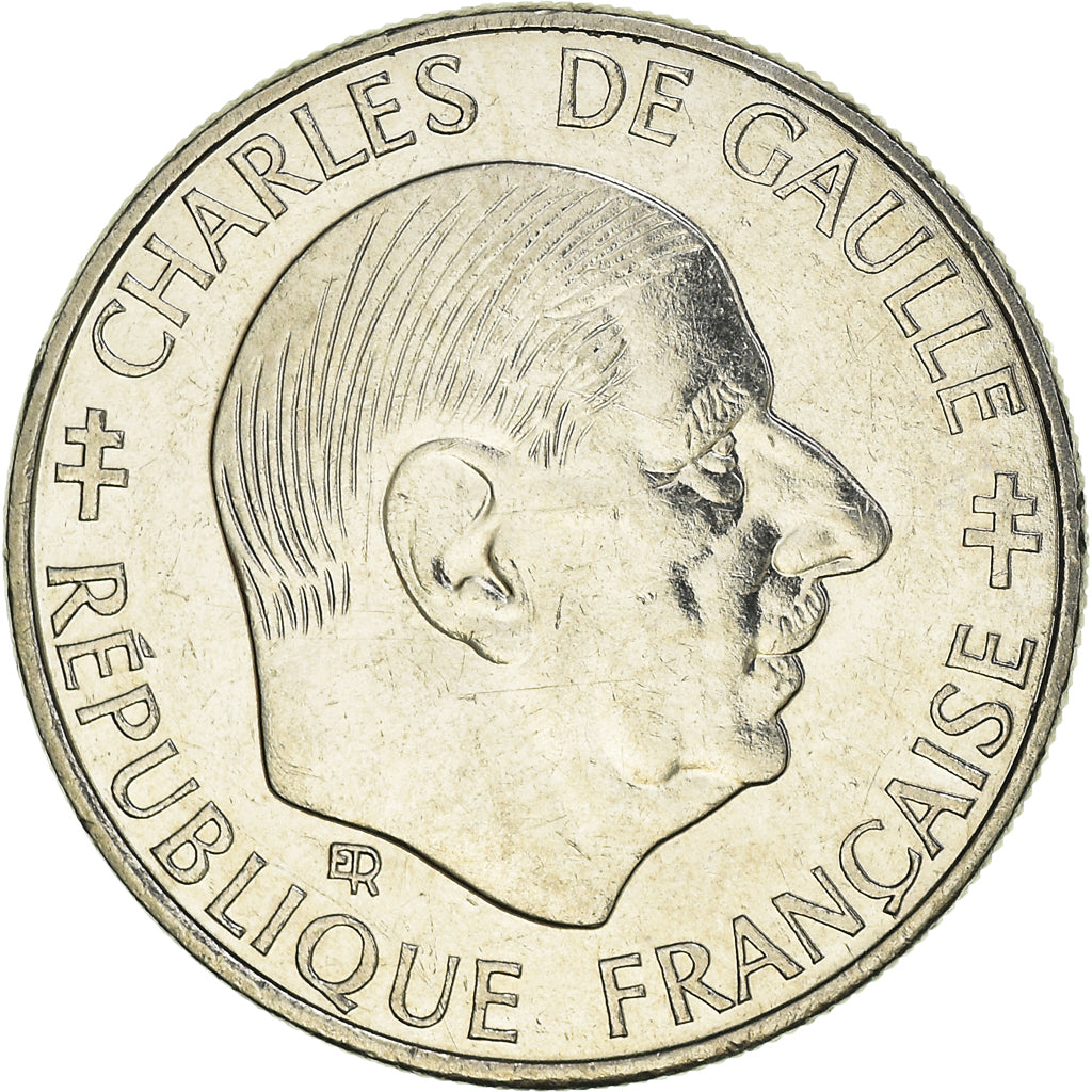 Monnaie, France, Charles de Gaulle, Franc, 1988, Paris, SUP, Nickel