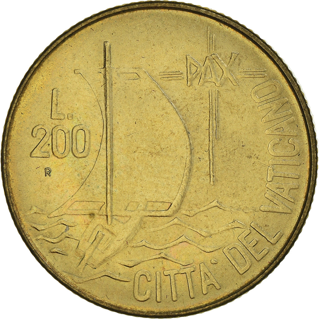 Coin, VATICAN CITY, John Paul II, 200 Lire, 1984, FDC, MS(65-70)