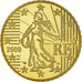 France, 50 Euro Cent, 2009, Paris, Proof, MS(65-70), Brass, KM:1412