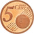 Francja, 5 Euro Cent, 2009, Paris, Proof / BE, MS(65-70), Miedź platerowana