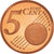 Francja, 5 Euro Cent, 2009, Paris, Proof / BE, MS(65-70), Miedź platerowana