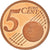 Francja, 5 Euro Cent, 2009, Paris, BE, MS(65-70), Miedź platerowana stalą