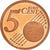 Francja, 5 Euro Cent, 2009, Paris, BE, MS(65-70), Miedź platerowana stalą