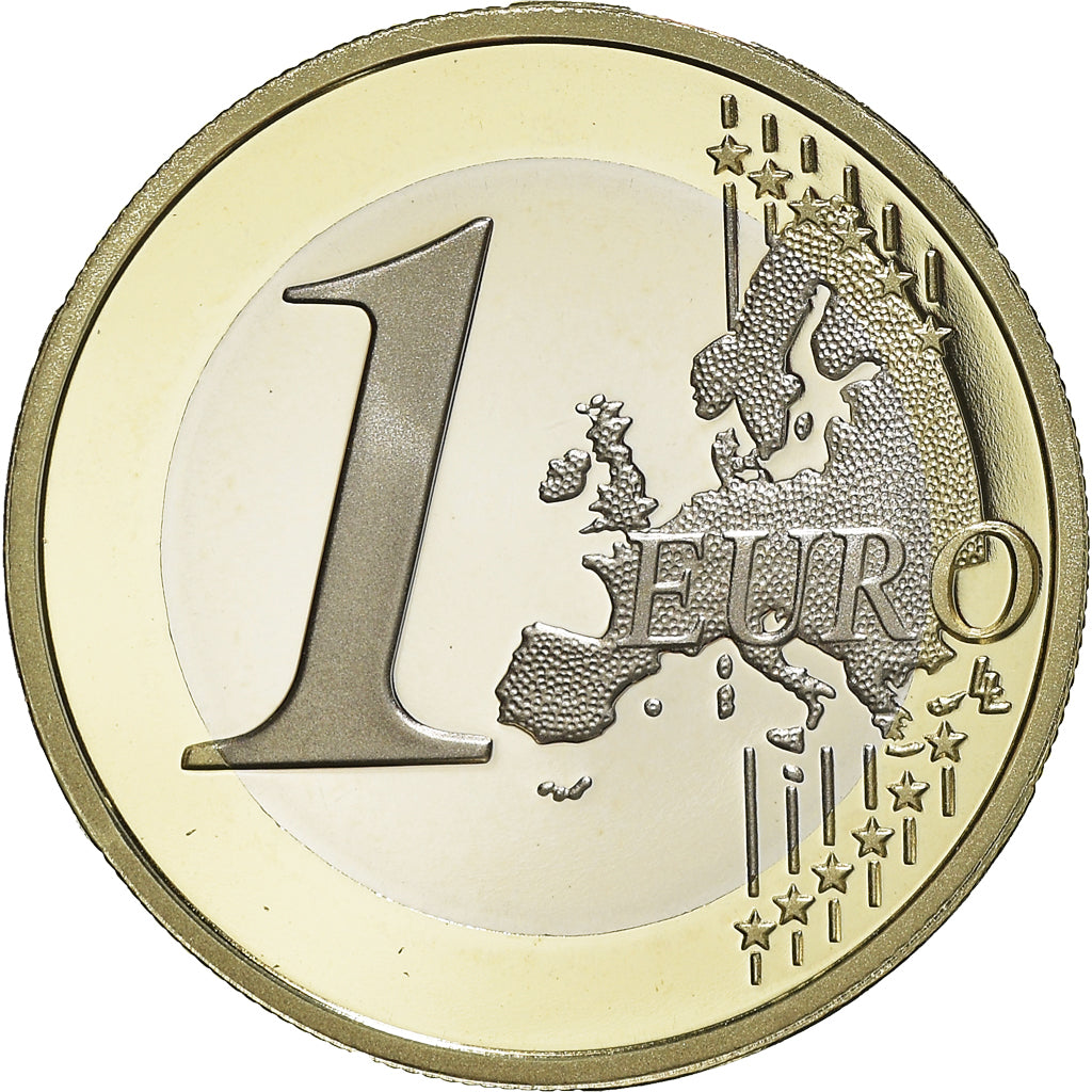 França, Euro, 2010, Paris, Proof, MS(65-70), Bimetálico, KM:1413